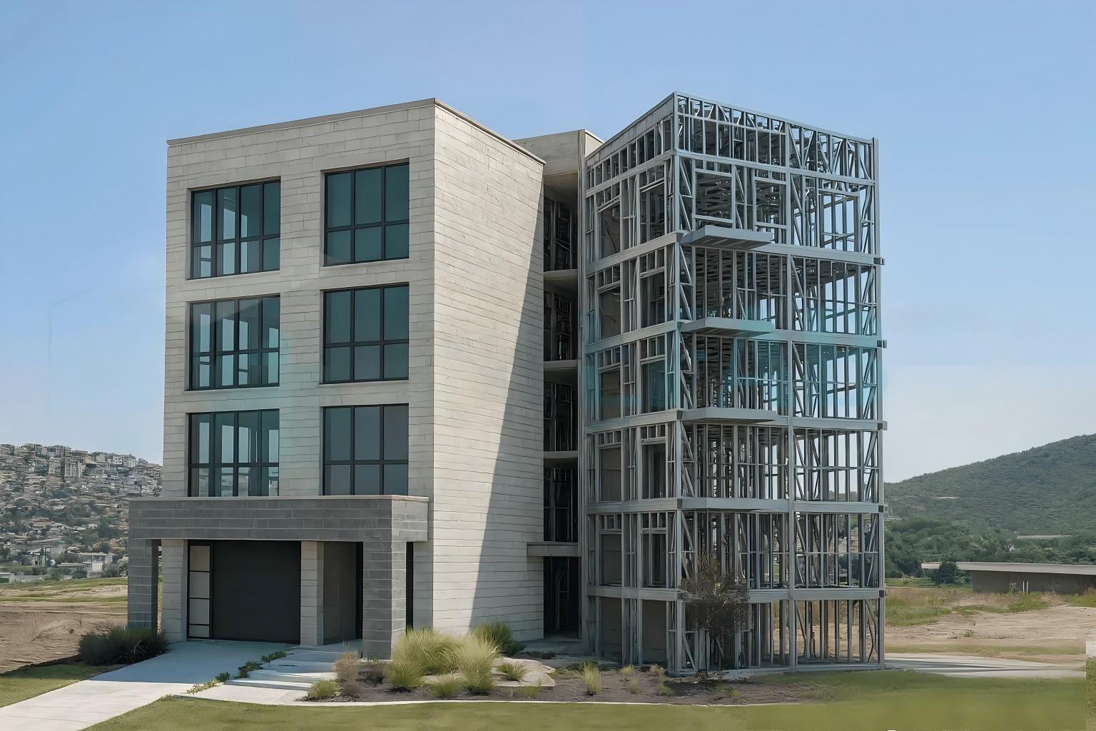 Multi-Story Anti-Seismic Prefab Bolt Connected Steel Structure Built Hotel