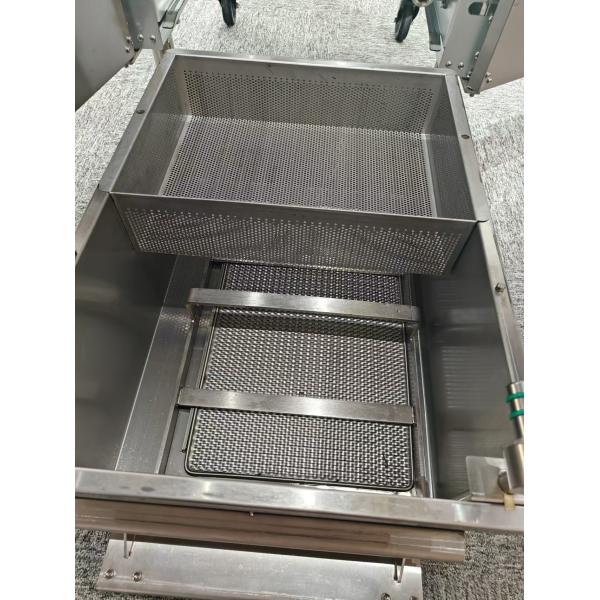 21.4KW Double Tank 11.6L+21.5L Digital Computer Panel Electric Chips Open Fryer Machine