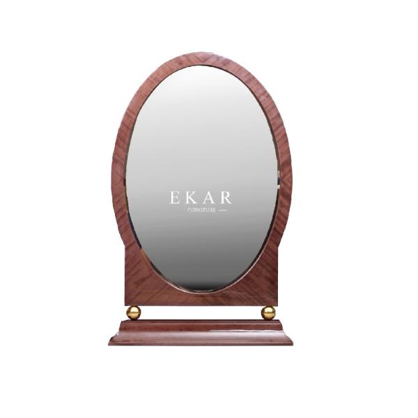 Royal Spanish Round Makeup Dressing Table Antique Mirror