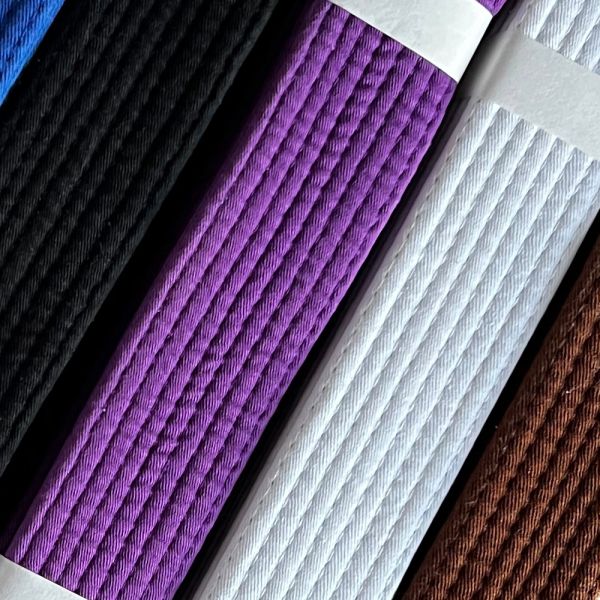 Custom Digital Print 100% Cotton Durable Jiu Jitsu Belt For Training And Judo