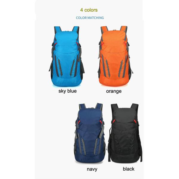 Рюкзак Daypack 35L рюкзака облегченного перемещения Packable складной располагаясь лагерем