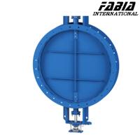 50 mm 400 mm 300 mm válvula de borboleta de ventilação com flange de aço carbono