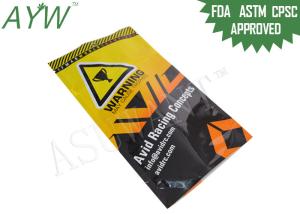 Durable Metal Accessories Stand Up Zipper Bags Plastic With Eyeable Window