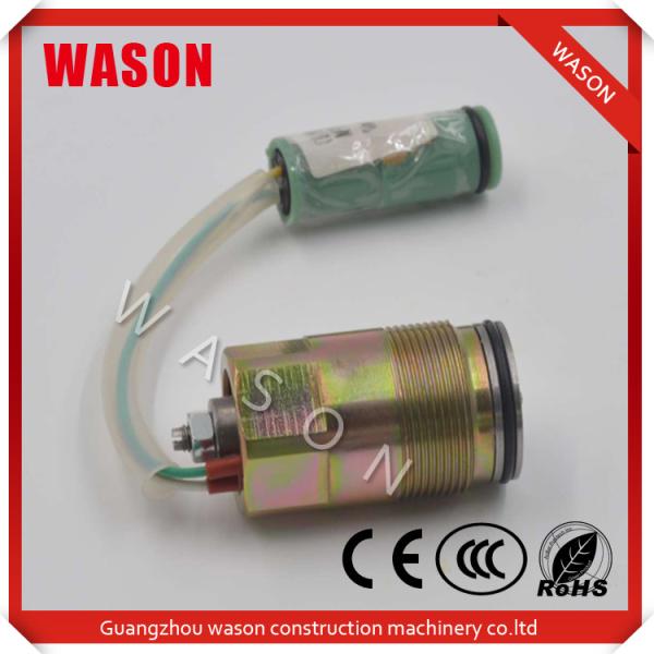 Excavator Solenoid Valve Komatsu Spare Parts K3V112 OEM 2436R884F1 With Dark Plug