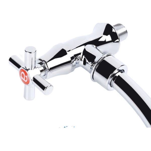 Chromed Plastic Kitchen Tap Water Saving Universal Filter Head Universal Pipe