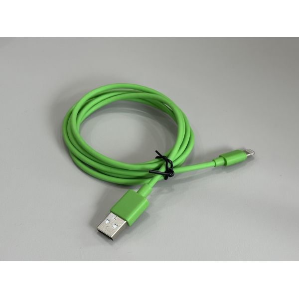 USB-A to Lightning Power & Data Cable Connector, Flexible Charging Wire for Mobile Phone & Tablet