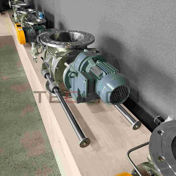 Tipo de limpieza de material de válvula neumática de alimentación giratoria de cemento industrial de 40 cm 304SS