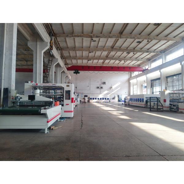 1300mtr Industrial Wood Laminating Machine For Door Panel Veneering 400-2600mtr