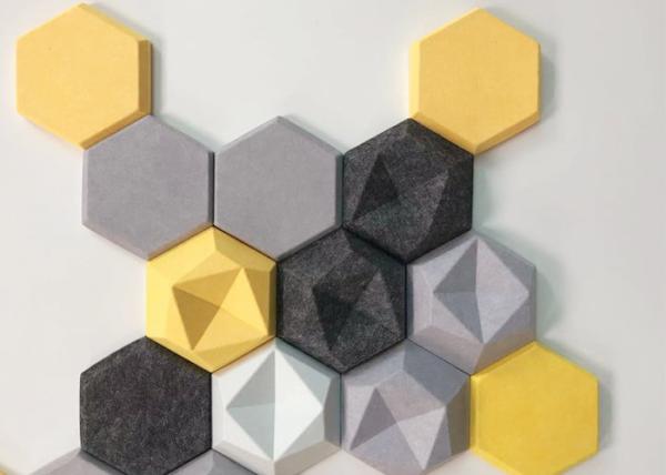 Telhas sentidas acústicas da parede do favo de mel inodoro decorativo para desvanecer resistente