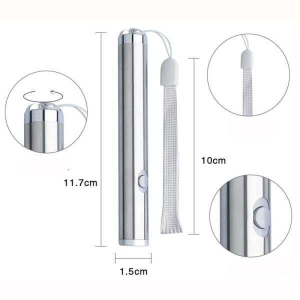 Stainless Steel Promotional Laser Cat Teasing Stick Logo Customized