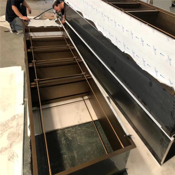 High End Custom Gold Stainless Steel Storage Rack Shelf For Garment Clothes Stainless Steel Metal Clothes Display Rack