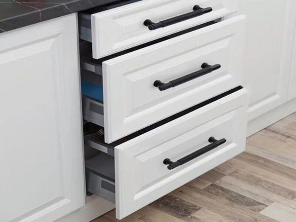 Sweden Stylish  kitchen cabin pulls and handles Knurled Handle Brushed Brass  Aluminum Door pulls