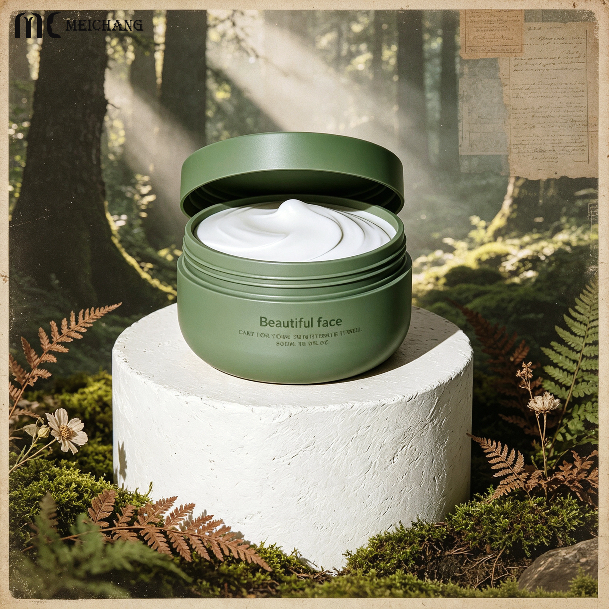 150g / 240g / 300g Custom Logo Refillable Matte Nude Round PP Cream Jar(MC-P-563)