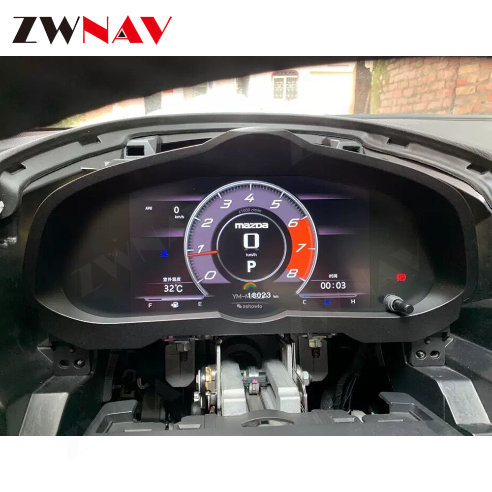 Группа цифров автомобиля Mazda 3 приборная панель Speedmeter 1920*720 LCD 12,3 дюймов