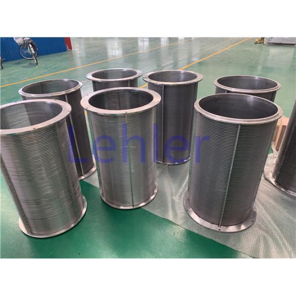 Pantallas de alambre de la cuña del tratamiento de aguas residuales ranura 360 x 660m m de 200 micrones