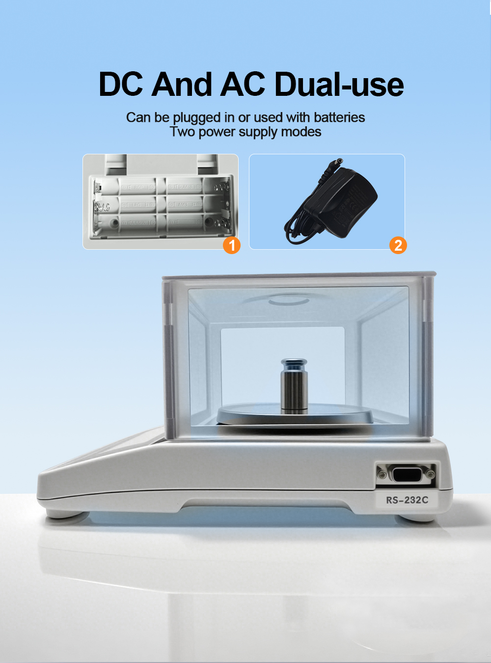 Electronic Balance 100g-1200g Range High Precision 0.01g Resolution Laboratory Balance with Hood Shield for Laboratory Weighing