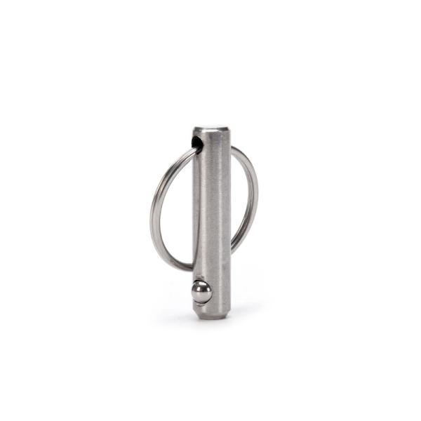 M8 Iron Nickel-plated Quick Release Pins for Safety Locking in General Industry Single Bead Pull Ring Positioning Stop