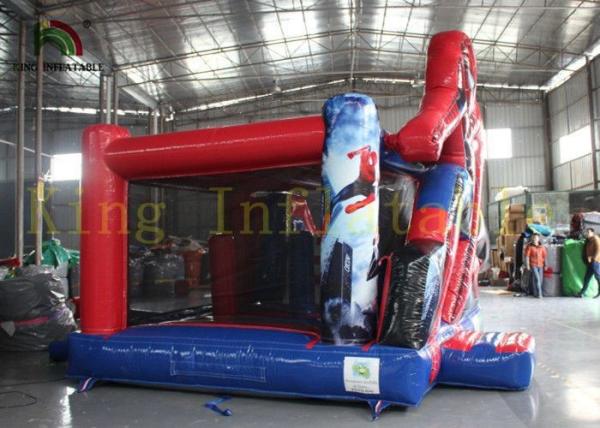 Kids Playground Spider Bouncy Jumping Castle With Slide By Durable PVC