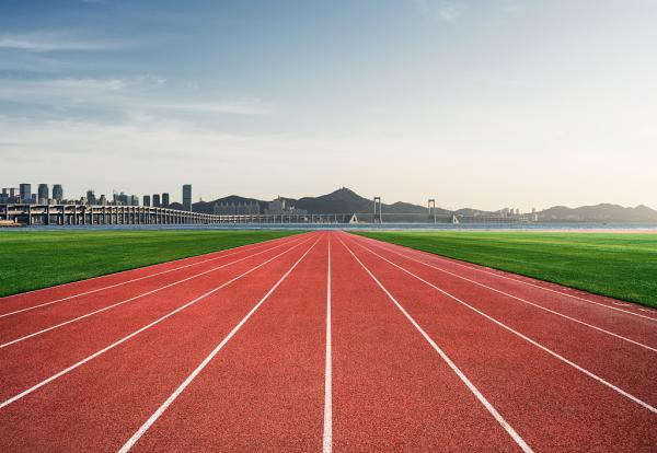 Sports Flooring Jogging Track Material Tartan Athletics Track 15mm Thickness
