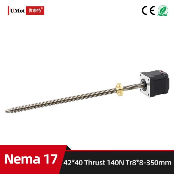 42mm Nema 17 Trapezoidal Thread Rod Linear Motion Actuator for Precision Control