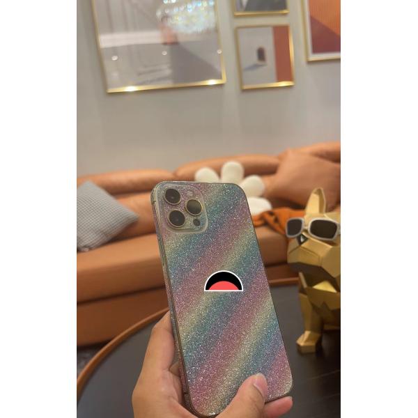 Flash Powder Phone Back Film Border Protection Sticker For 11 Pro Max