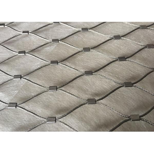 Гибкий поручень ограждает сетку кабеля балюстрады, сетку кабеля нержавеющей стал