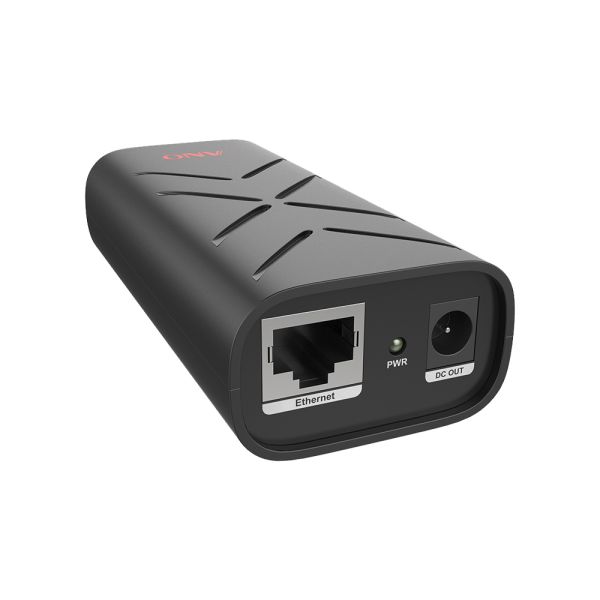 Gigabit PoE splitter with Gigabit speed adaptive IEEE802.3 af/at compliant and 5V/12V output voltage selector