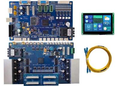 Impressora a jato de tinta UV Control Board do leito da cabeça do dobro DX5