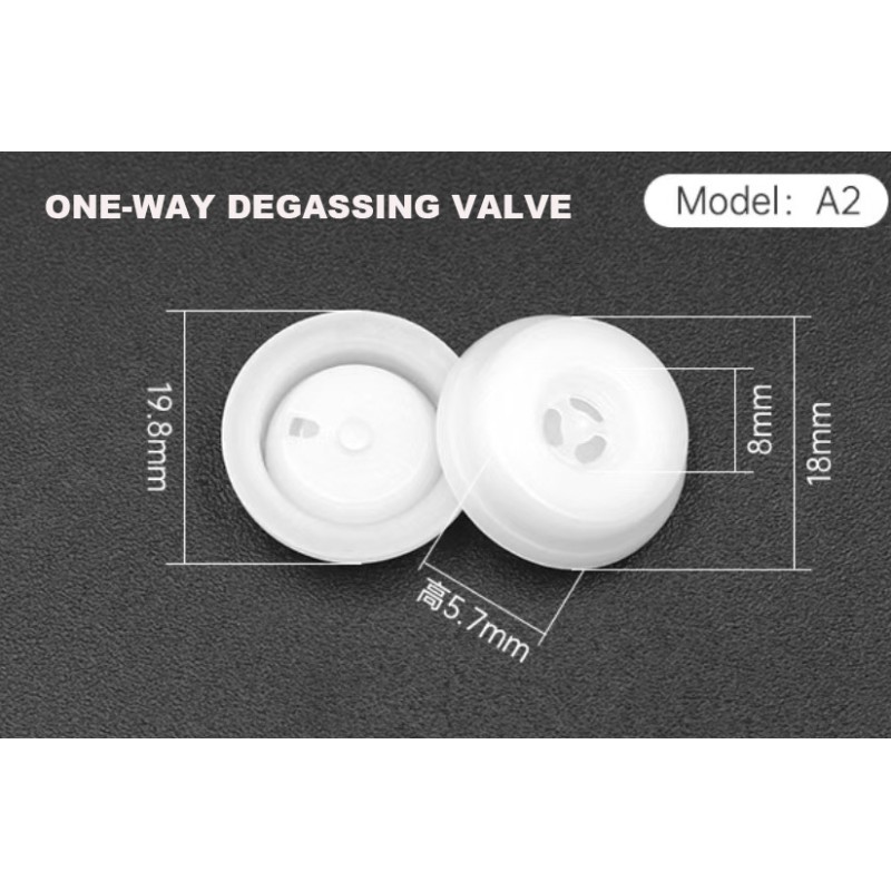Recyclable Coffee Degassing Valve OEM One Way Degassing Valve Eco Friendly