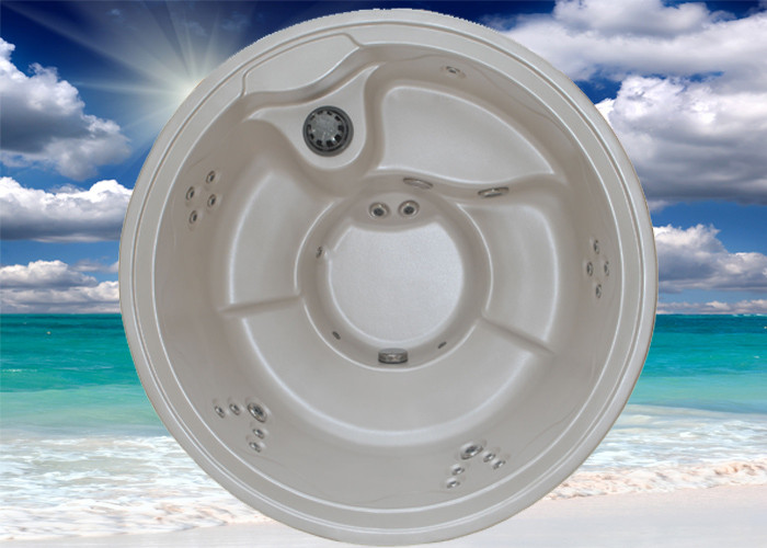 Mini Acrylic Round Whirlpool Massage Bathtub,Thermostat System Outdoor Spa Hot Tub