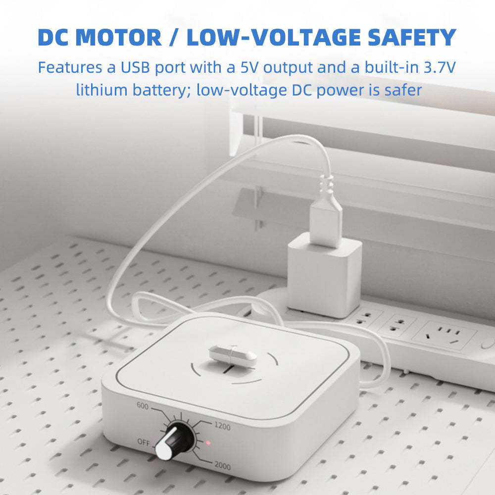 Mini Magnetic Stirrer, USB‑Charged Portable Liquid Mixer, Adjustable Speed 200‑2000 RPM, 1.0‑1.5L Capacity, Low‑Voltage Lab Magnetic Mixing Equipment