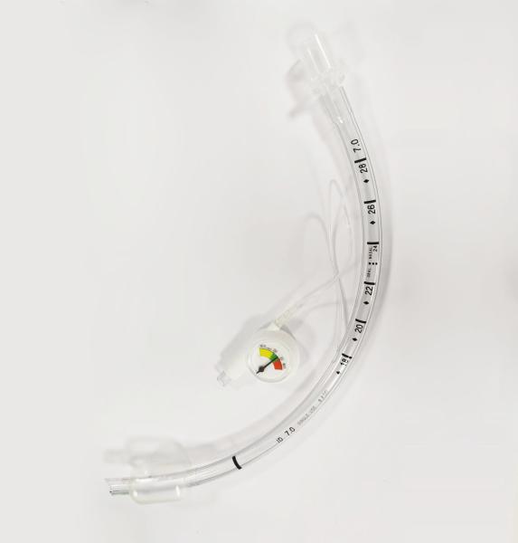 Material médico de PVC para el tubo endotraqueal Ojo de Murphy Escala transparente con monitor de presión intrapuñeta CE ISO