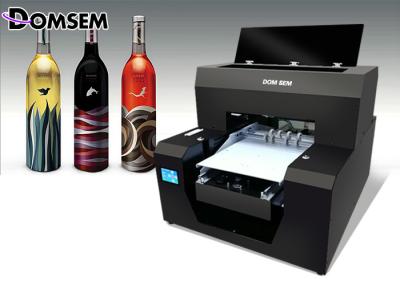 Mini Glass Bottle A3 UV Flatbed Inkjet Printer , DIY UV Led Printer AcroRip9.0 Software