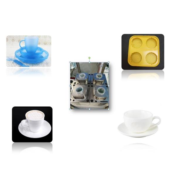 Transparent PP Plastic Double Wall Bottle Cup EDM Injection Mold