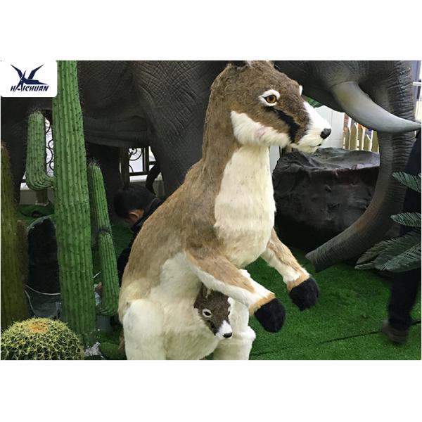 Decoration Lifelike Animatronic Animal Statues , Animal Customized Sculpture