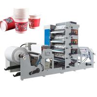 Máquina de impressão UV do copo de café do papel do secador 850mm com rebobinamento