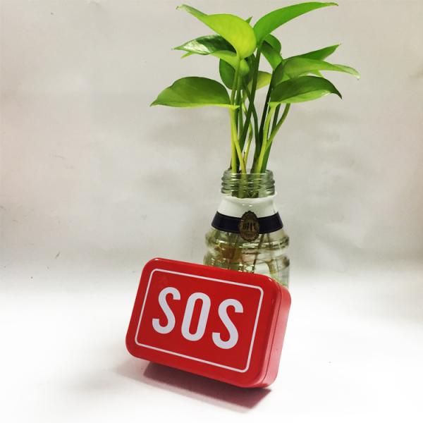 SOS outdoor Multi tool tin metal case camping survival Kit 8 Pieces set survival tools