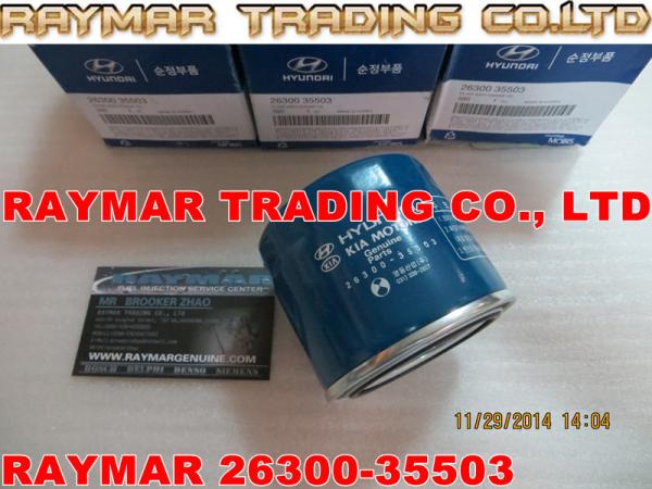 HYUNDAI Engine oil filter assy 26300-35503