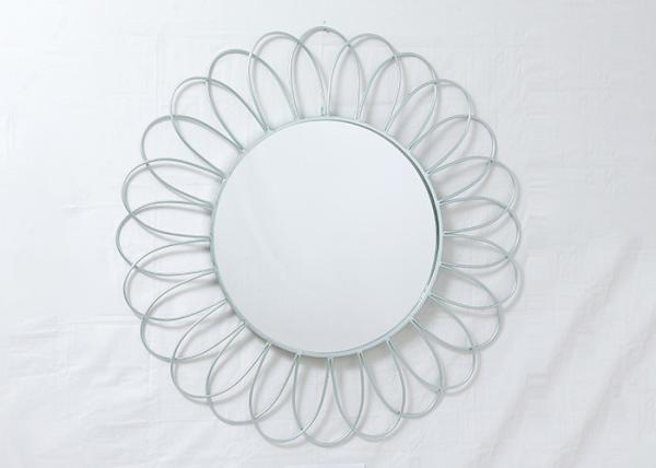 Gold Silver Decorative Flower Mirror Wall Decor