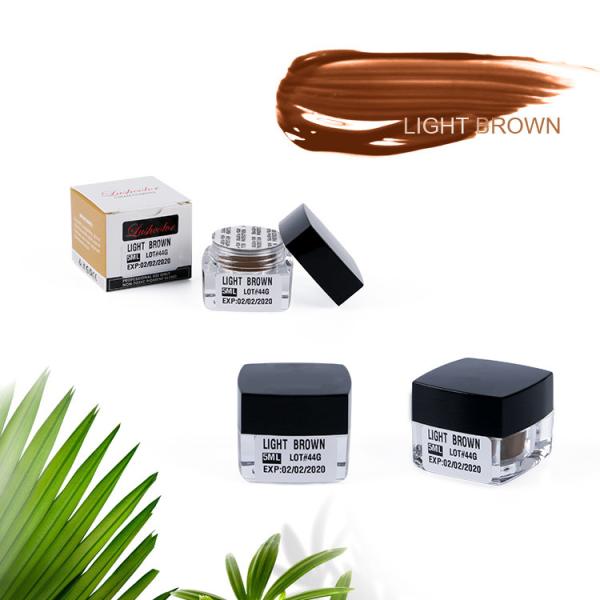 Organic Semi Permanent Makeup Pigments Creamy Eyebrow Embroidery Tattoo Ink