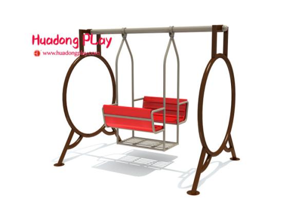 Professional Outdoor Play Equipment , Chairs Type Commercial Swing Set 200*160*200cm
