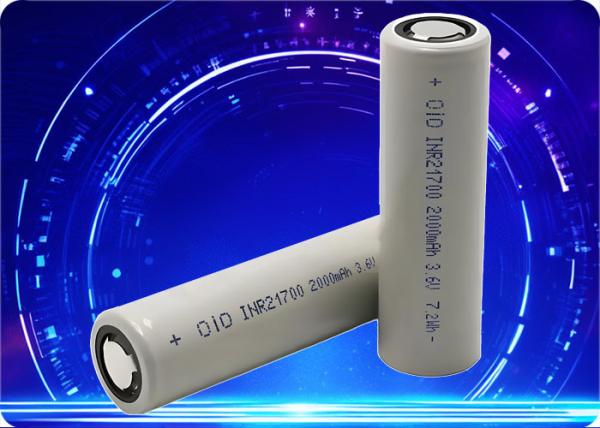 21700 2000mAh Li Ion Battery 10C Discharge 500 Cycles