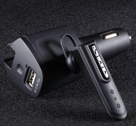 2016 Hot Sale 2 in 1 Car Charger With Bluetooth Headset