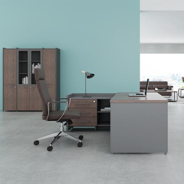 Myidea Office Boss'S Desk And Chair Combination Simple Modern President Manager Single Office Desk Support customization