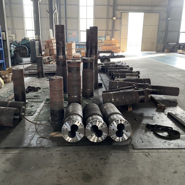 Dedicated 80/156 conical twin-screw barrel for PVC modification and granulation