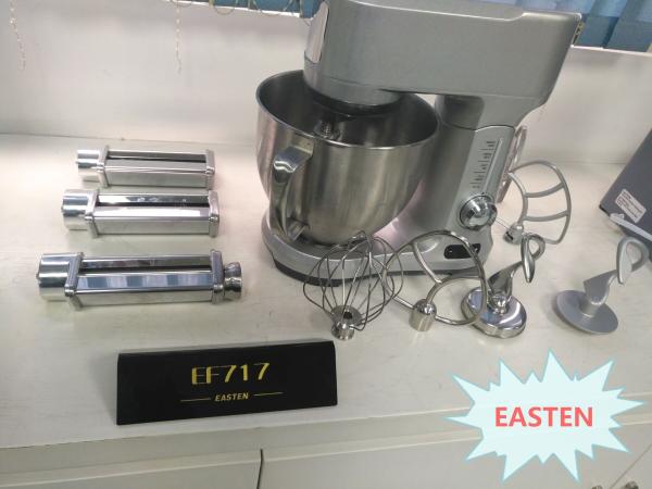 Easten Diecast Aluminium 4.8 Liters Stand Mixer EF717/ 1000W Kitchen Chef Die Cast Stand Mixer ODM Price