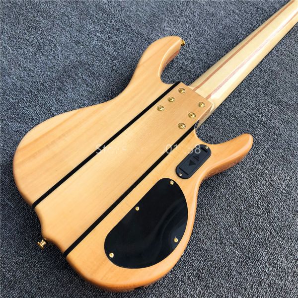 Ken Smith 6 strings Electric Bass Guitar,Burst maple top Active pickups Guitar Bass Golden hardware