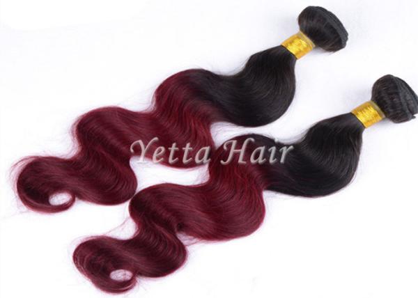 Nenhumas extensões do cabelo do Virgin de Ombre dos piolhos duradouros e brilhanteas