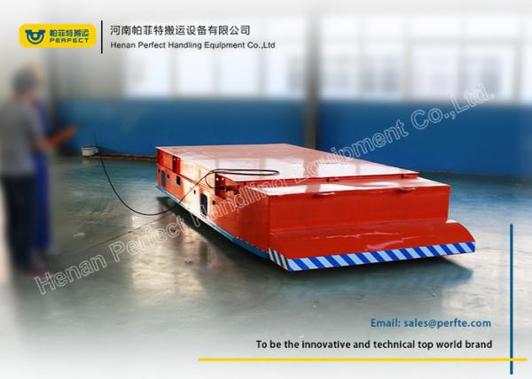 35 Ton Redmaterial Transfer Cart  Electric Transport Wagon Applied Steel Mill