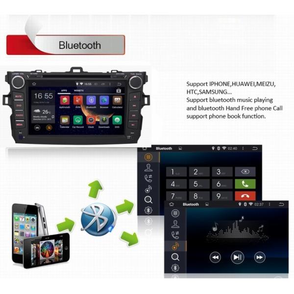 Ouchuangbo Car DVD Stereo System for Toyota Corolla 2008-2011 Android 4.4 3G Wifi BT Audio